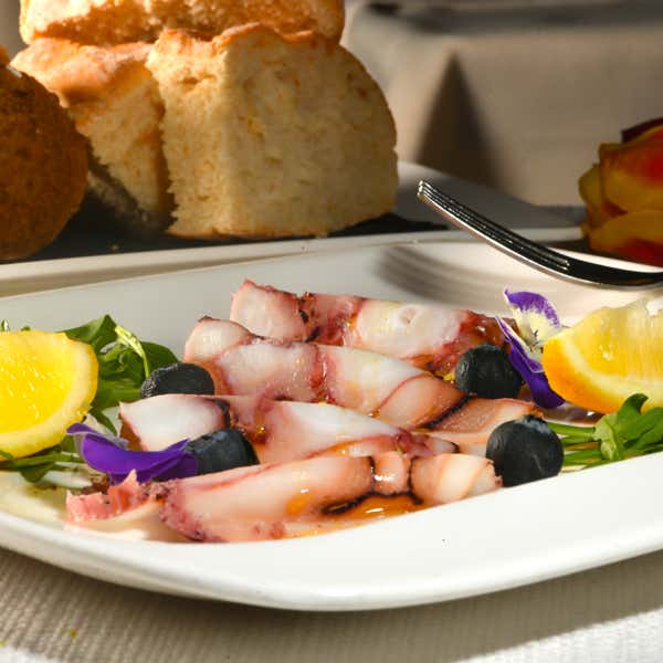 Octopus carpaccio
